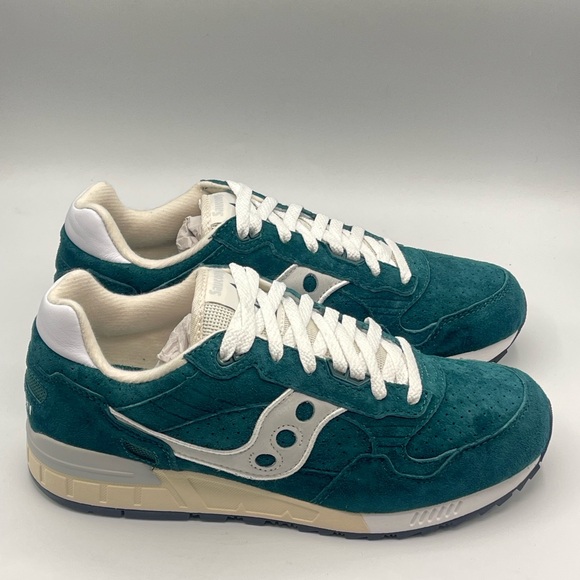 Saucony Shadow 5000 Men’s Forrest Suede Shoes - Picture 6 of 11